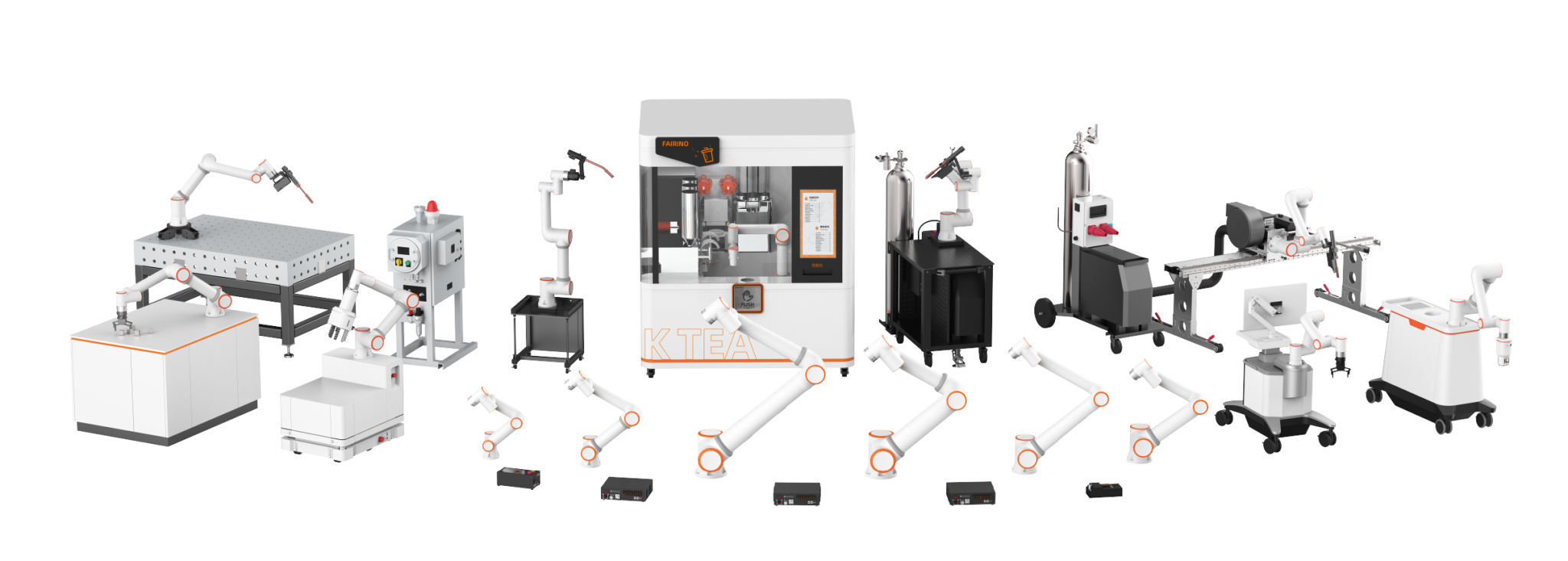 Familia y ecosistema de robots colaborativos FAIRINO FR Series